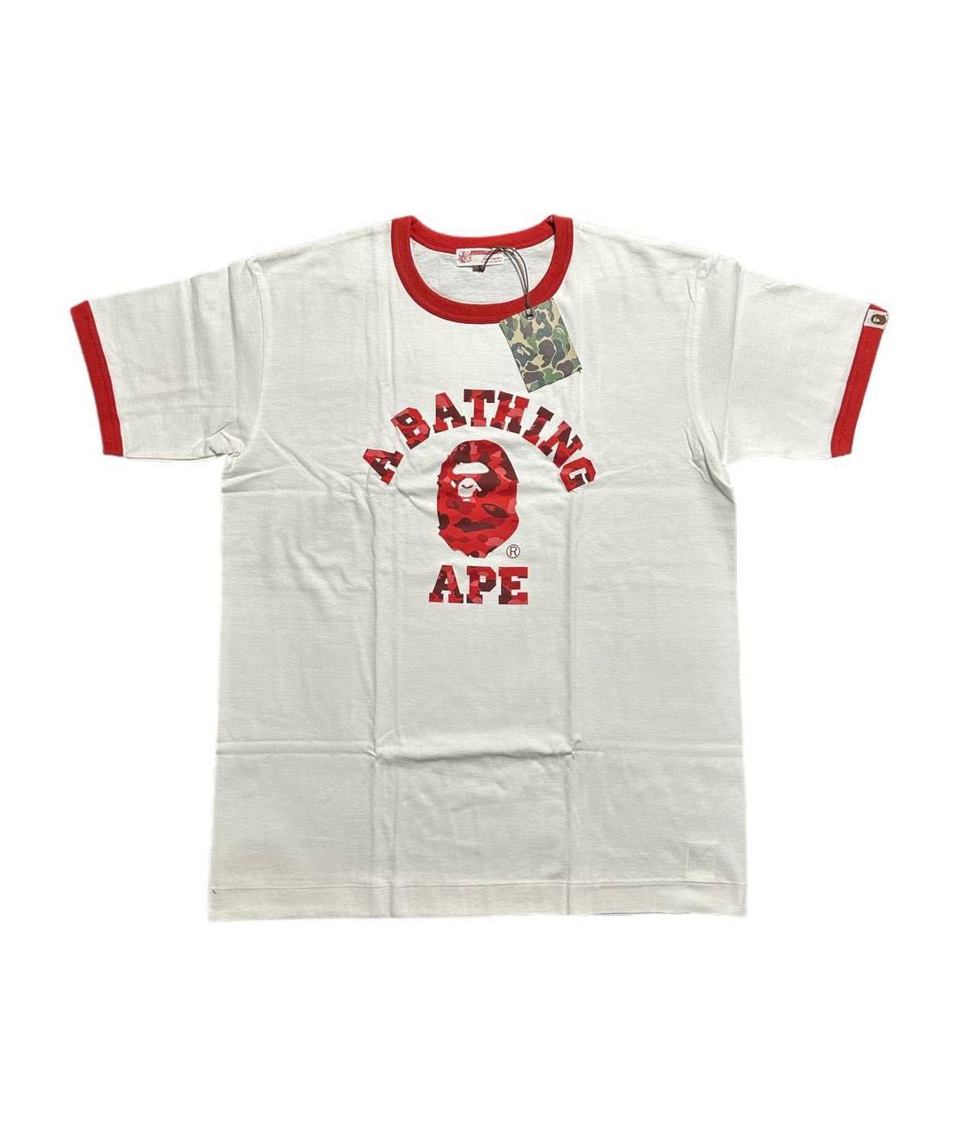 A BATHING APE Белая футболка, фото 2