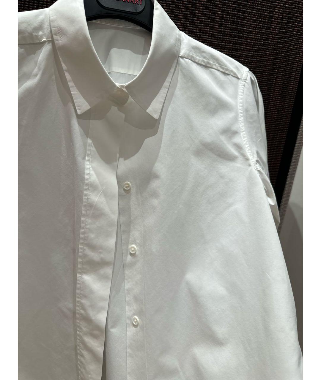 JIL SANDER Белая хлопковая рубашка, фото 4