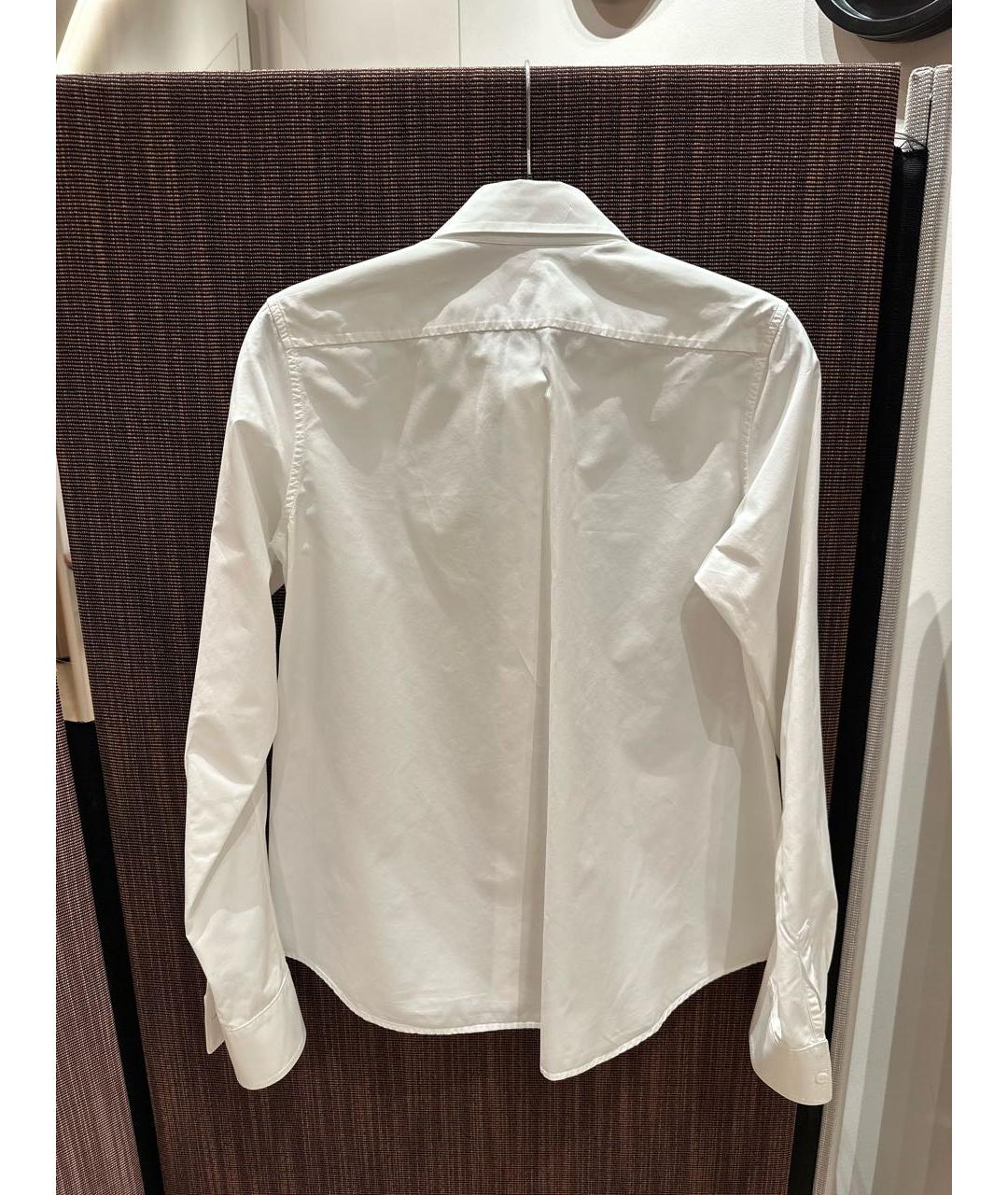 JIL SANDER Белая хлопковая рубашка, фото 2