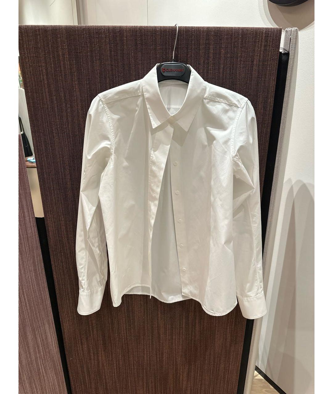 JIL SANDER Белая хлопковая рубашка, фото 5