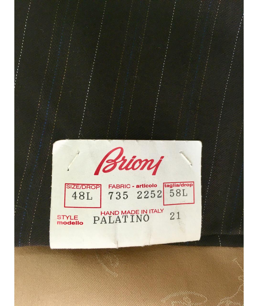 BRIONI Коричневый классический костюм, фото 5