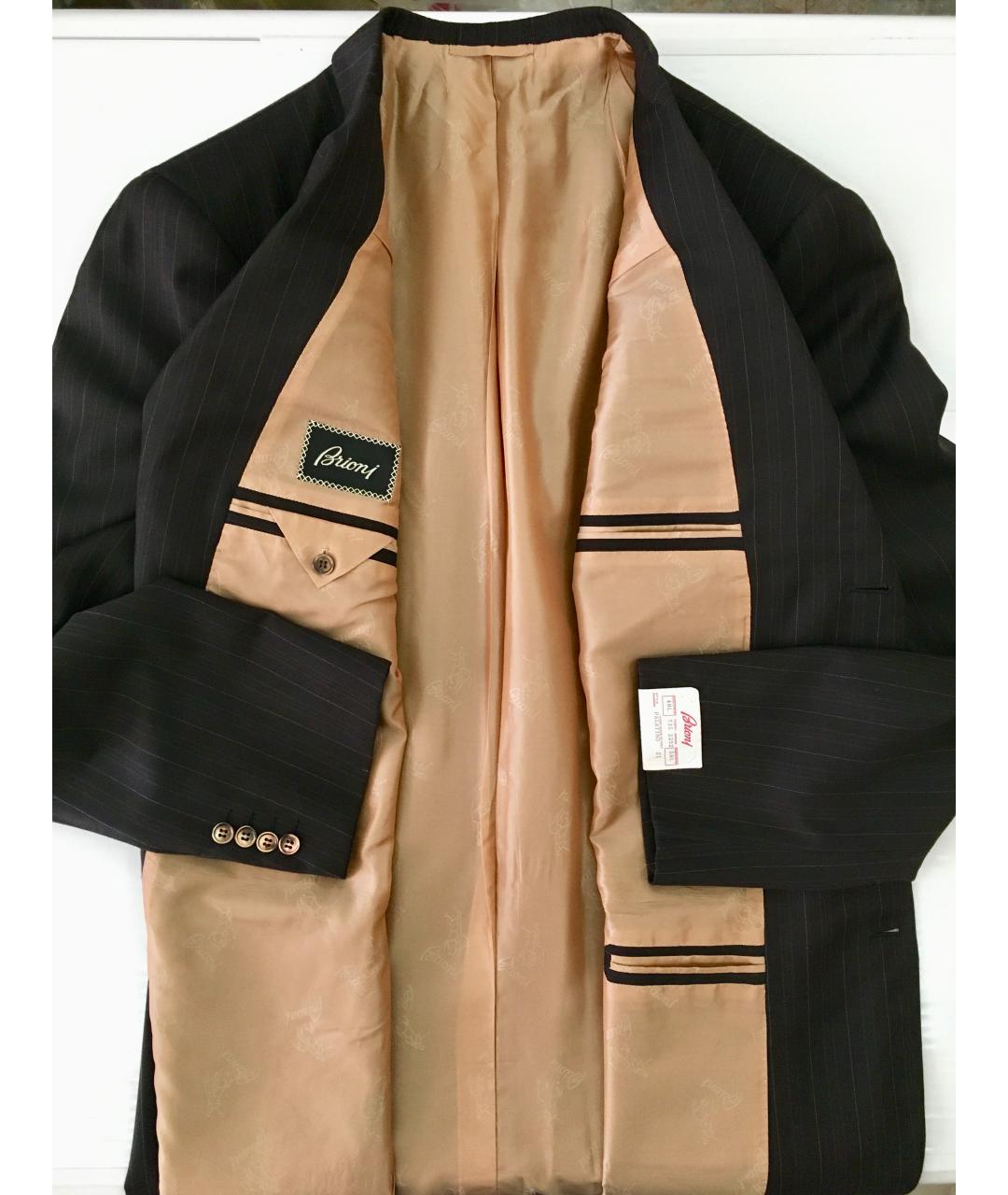 BRIONI Коричневый классический костюм, фото 3