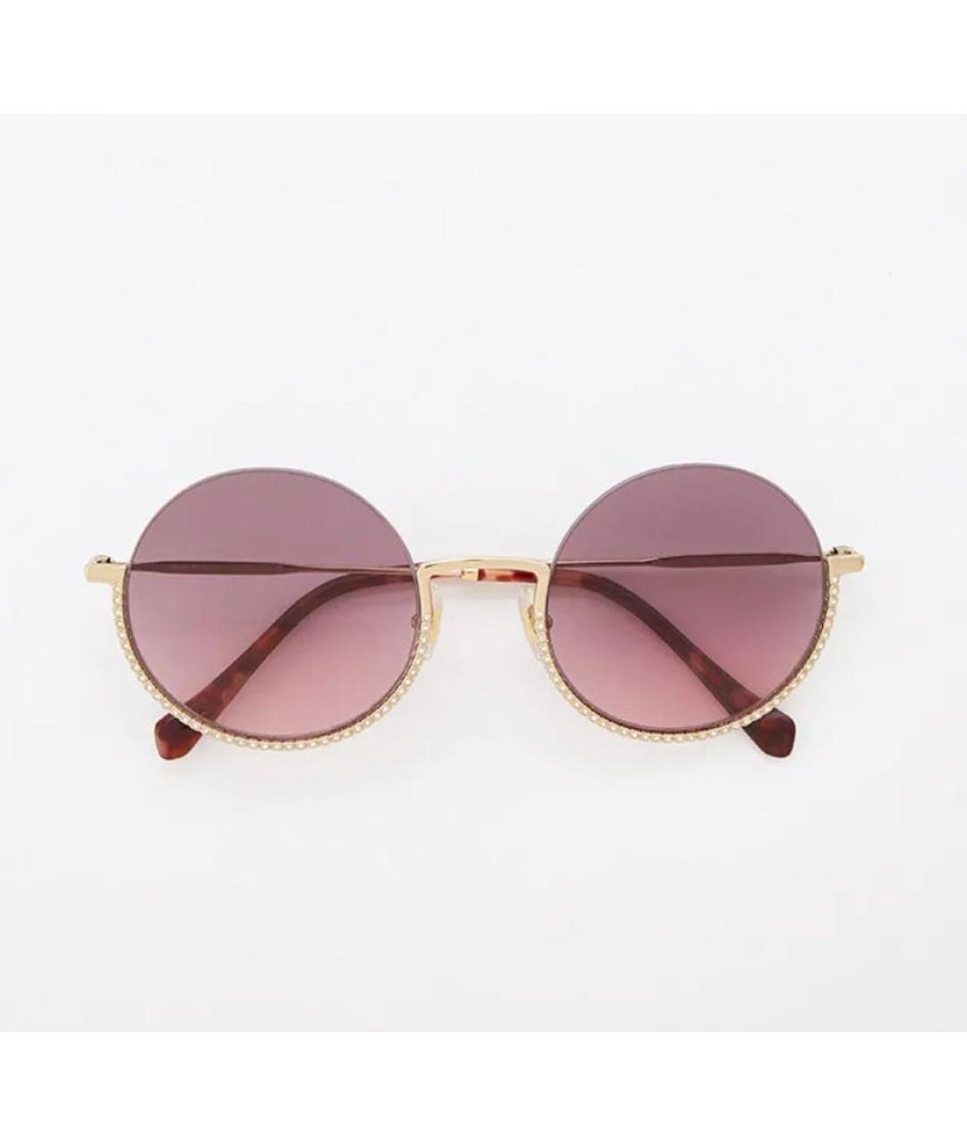 MIU MIU Мульти металлические солнцезащитные очки, фото 6