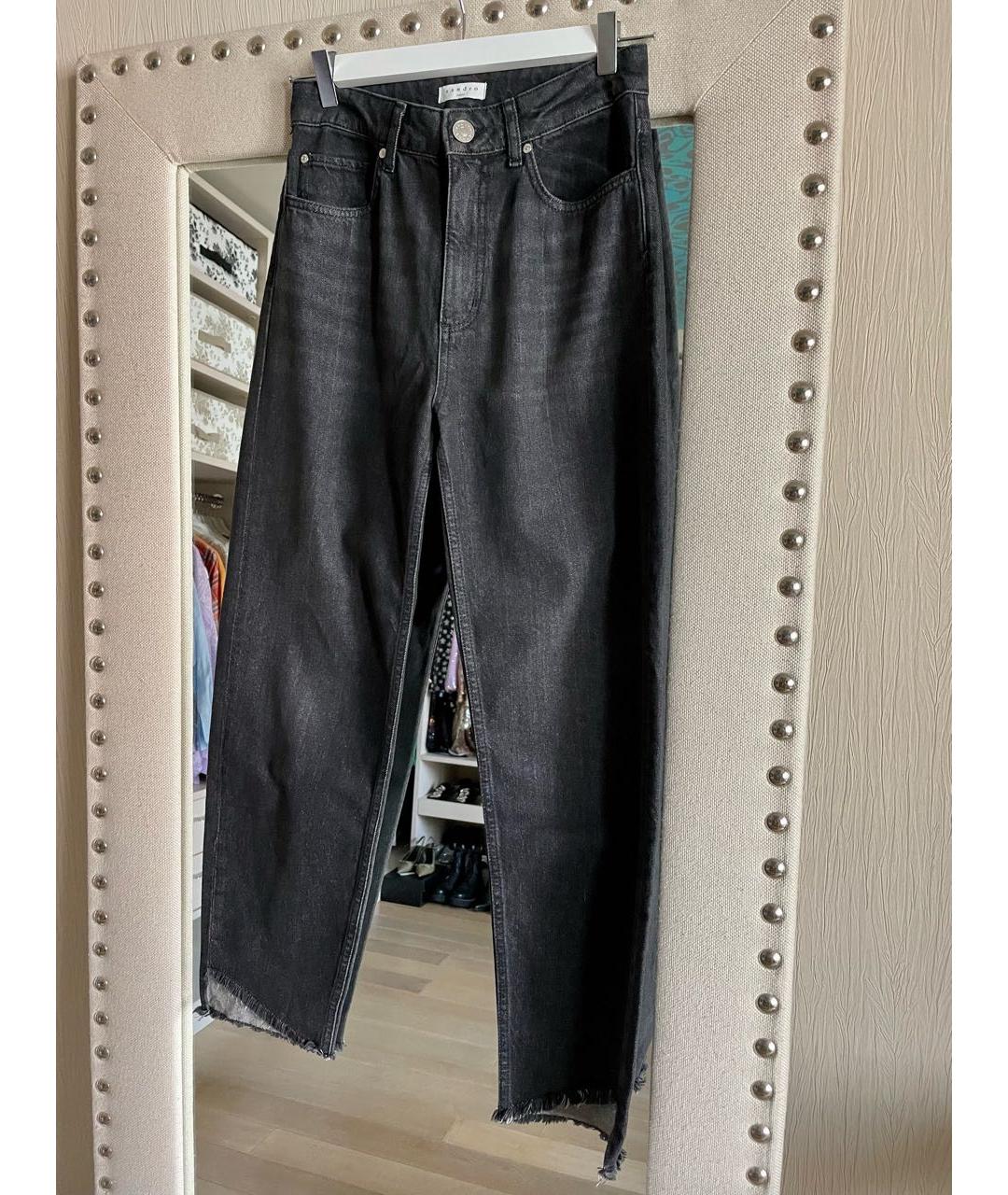 SANDRO Серые прямые джинсы, фото 5