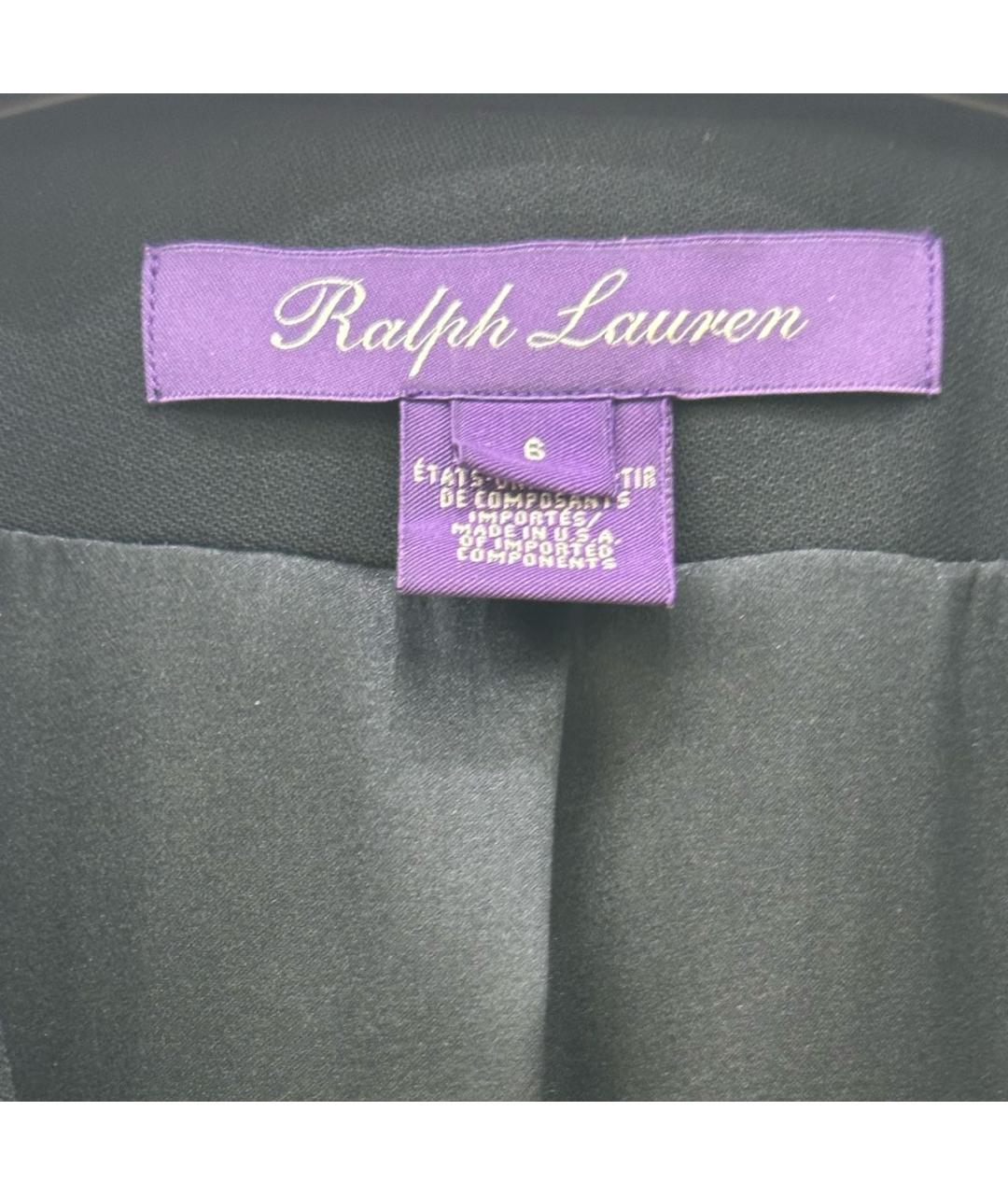 RALPH LAUREN Темно-синее шерстяное коктейльное платье, фото 6