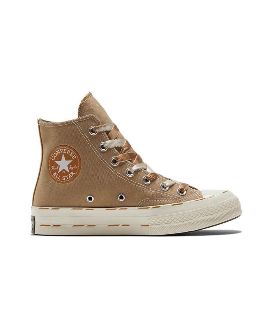 CONVERSE Горчичные текстильные кеды, фото 1