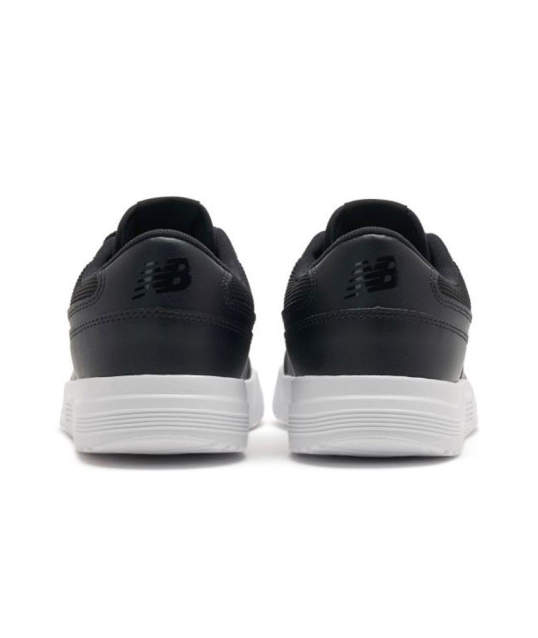 NEW BALANCE Черные низкие кроссовки / кеды из искусственной кожи, фото 4