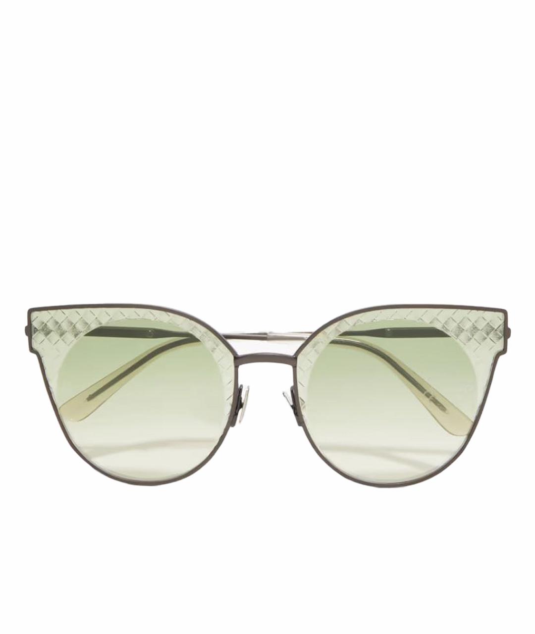 BOTTEGA VENETA Зеленые солнцезащитные очки, фото 1