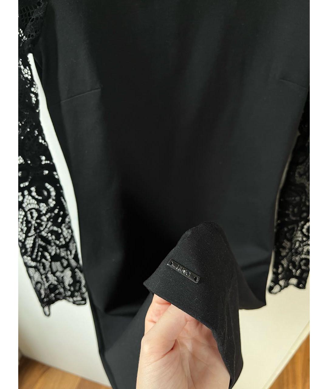 LIU JO Черное кружевное вечернее платье, фото 5