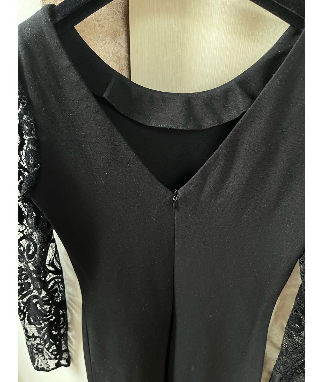 LIU JO Черное кружевное вечернее платье, фото 6