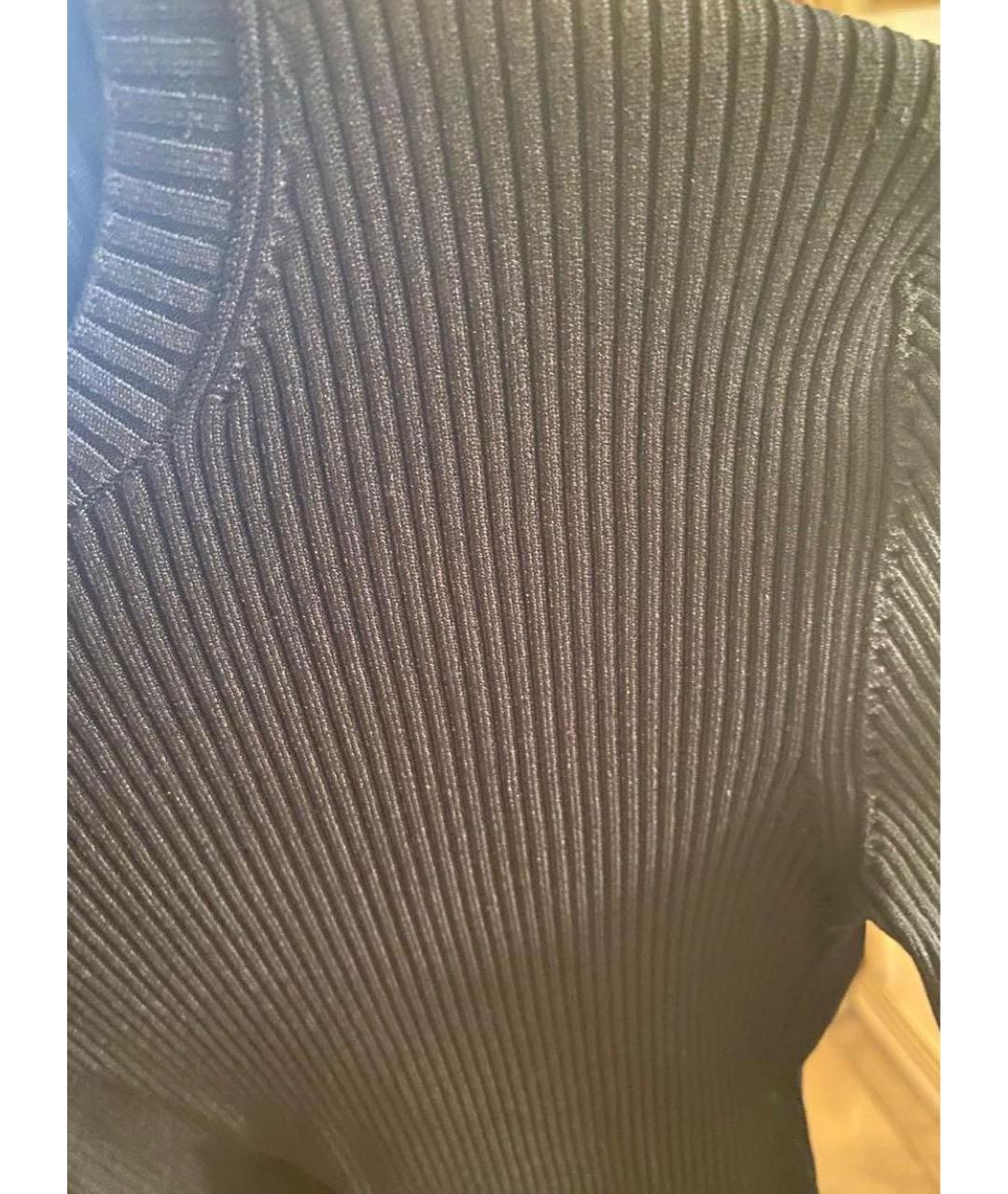 BALENCIAGA Черный вискозный джемпер / свитер, фото 4
