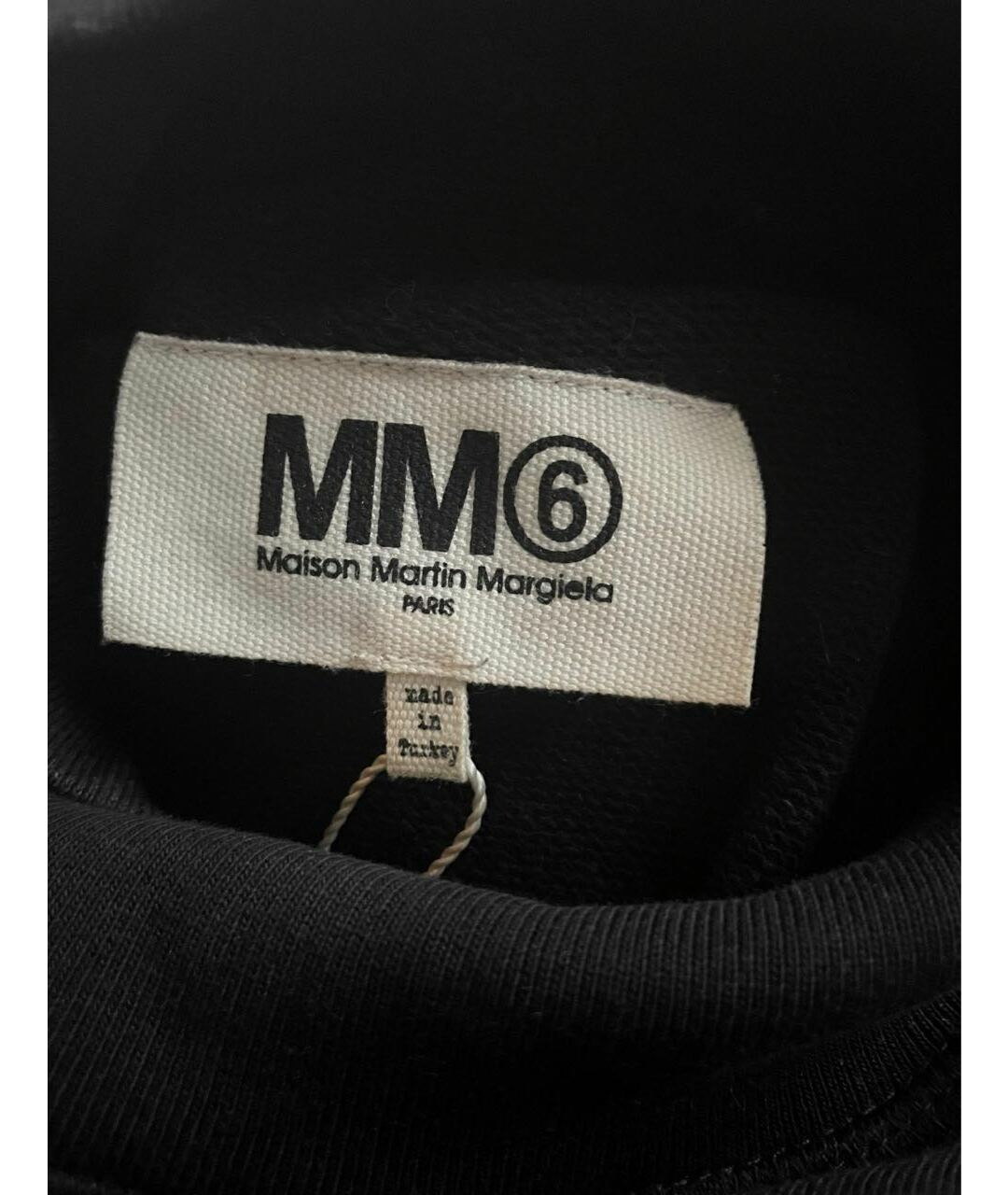 MM6 MAISON MARGIELA Черный хлопковый джемпер / свитер, фото 2