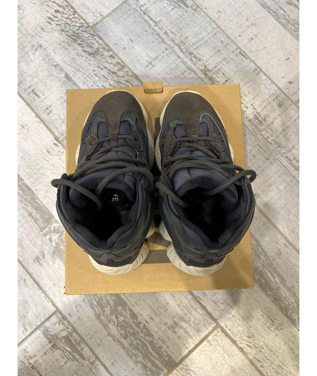 ADIDAS YEEZY Серые замшевые кроссовки, фото 3