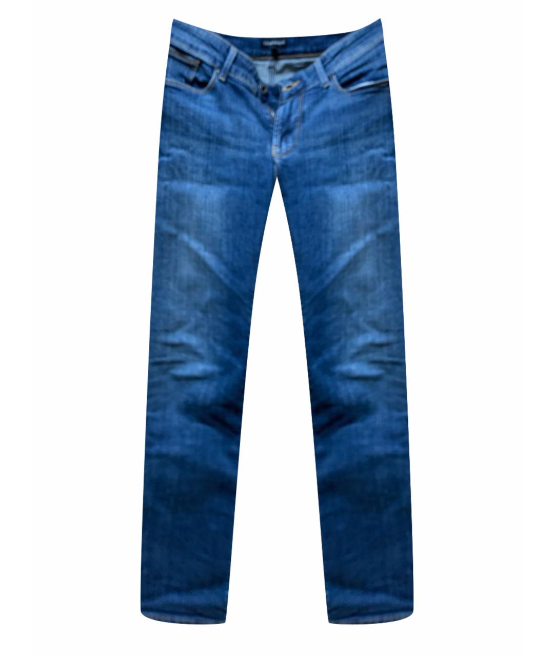 EMPORIO ARMANI Синие хлопковые детские джинсы, фото 1