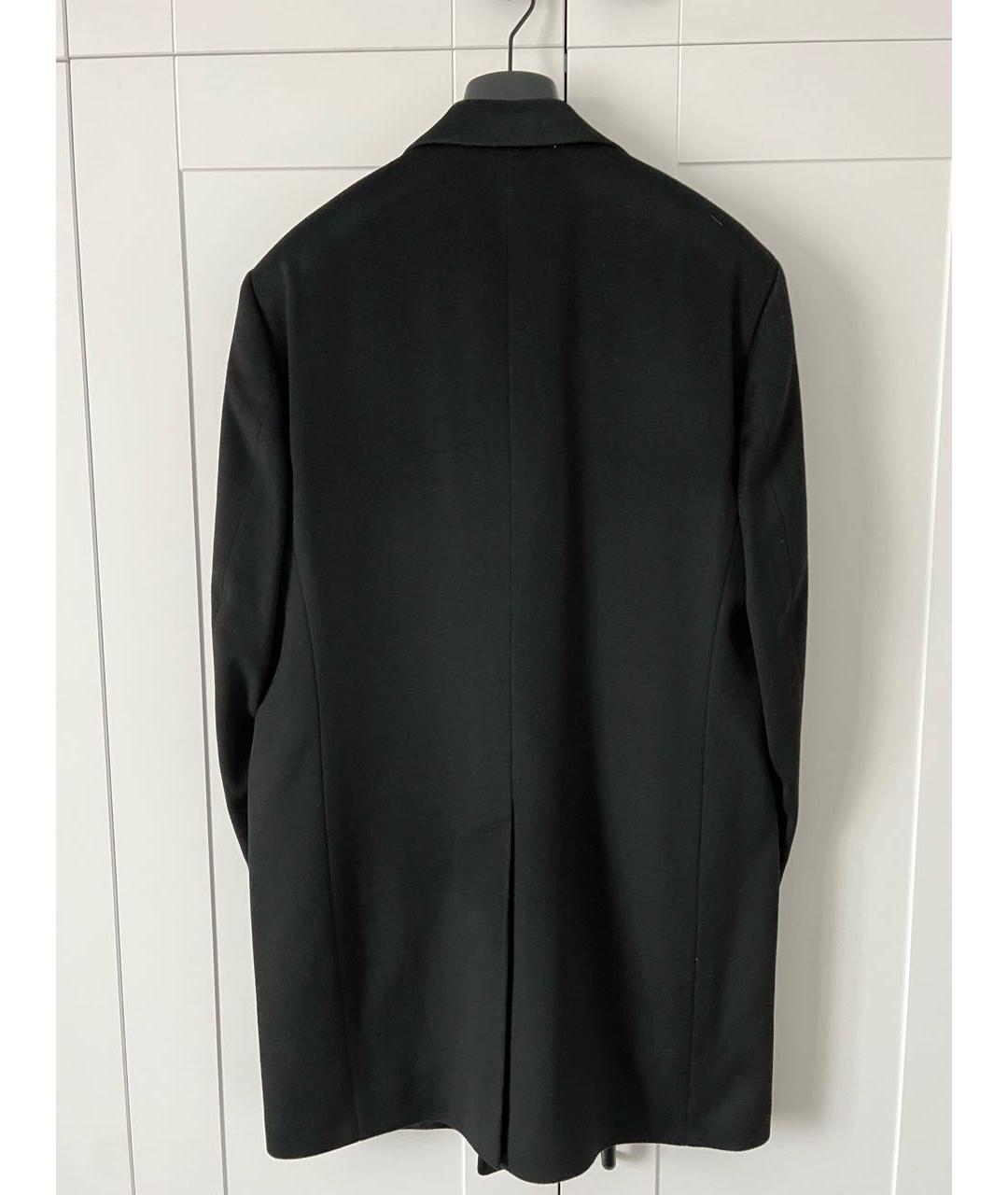 LORO PIANA Черное шерстяное пальто, фото 2