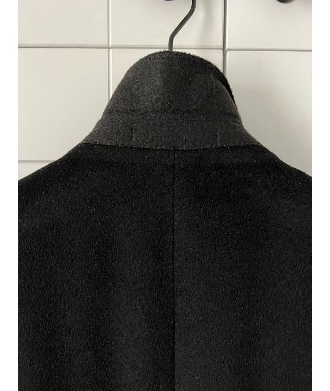 LORO PIANA Черное шерстяное пальто, фото 8