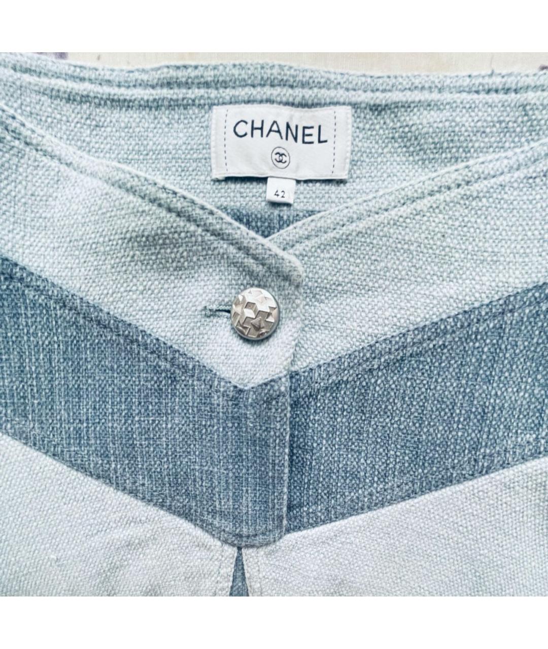 CHANEL Хлопковая юбка макси, фото 3