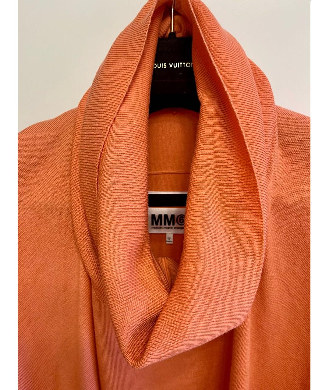 MM6 MAISON MARGIELA Оранжевый шерстяной джемпер / свитер, фото 7