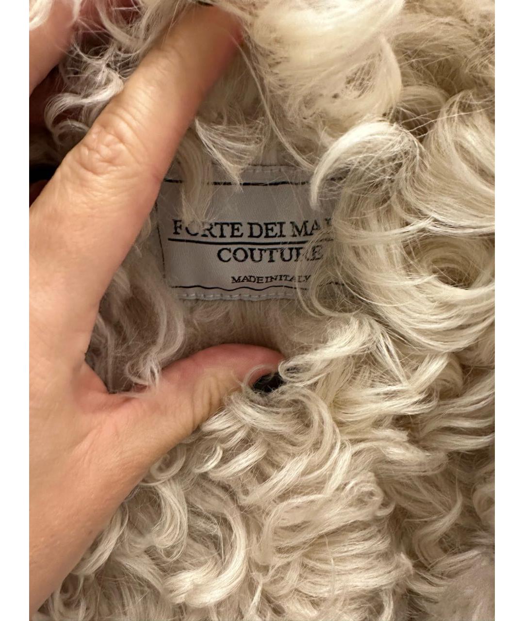 FORTE COUTURE Бежевая меховая куртка, фото 3