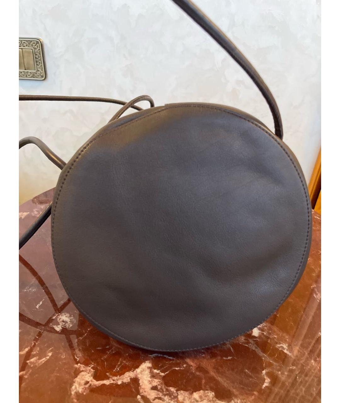 THE ROW Коричневый кожаный рюкзак, фото 7