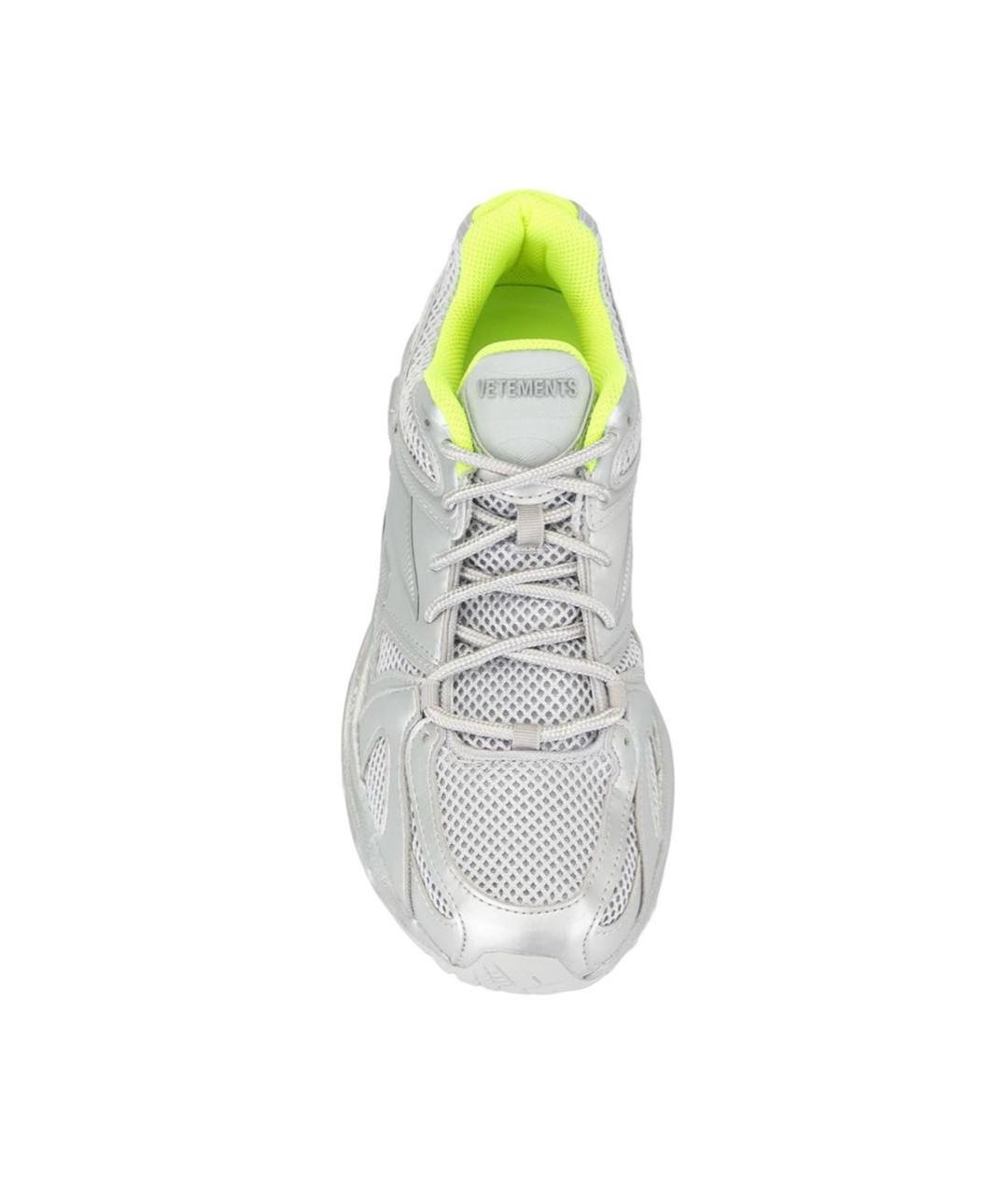 VETEMENTS Серебряные синтетические кроссовки, фото 6