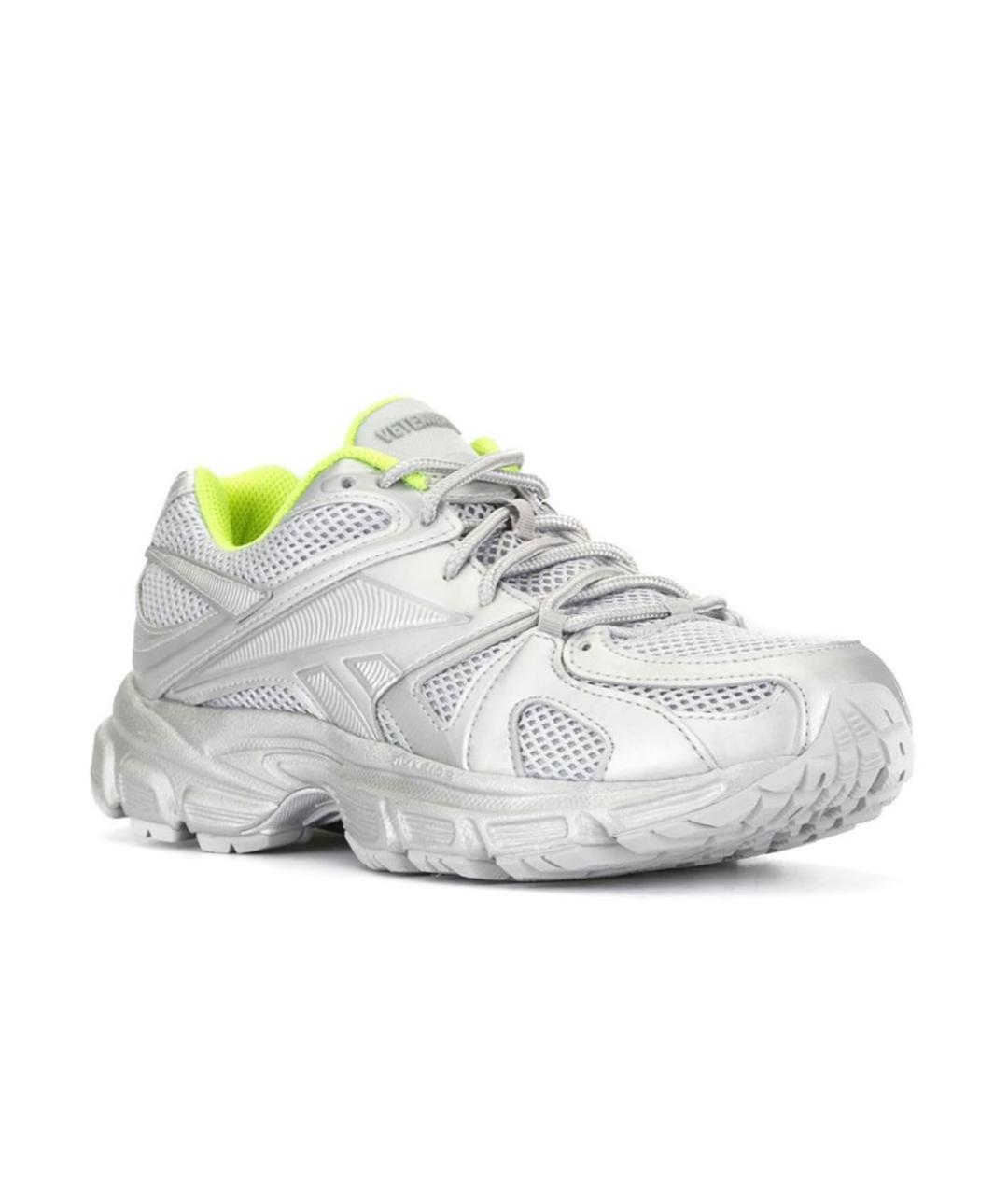 VETEMENTS Серебряные синтетические кроссовки, фото 5