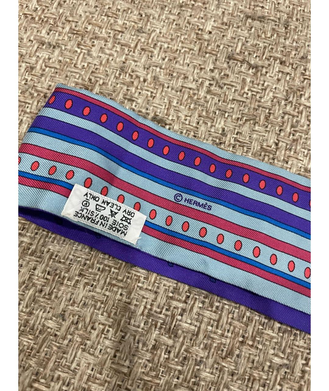 HERMES Мульти шелковый платок, фото 2