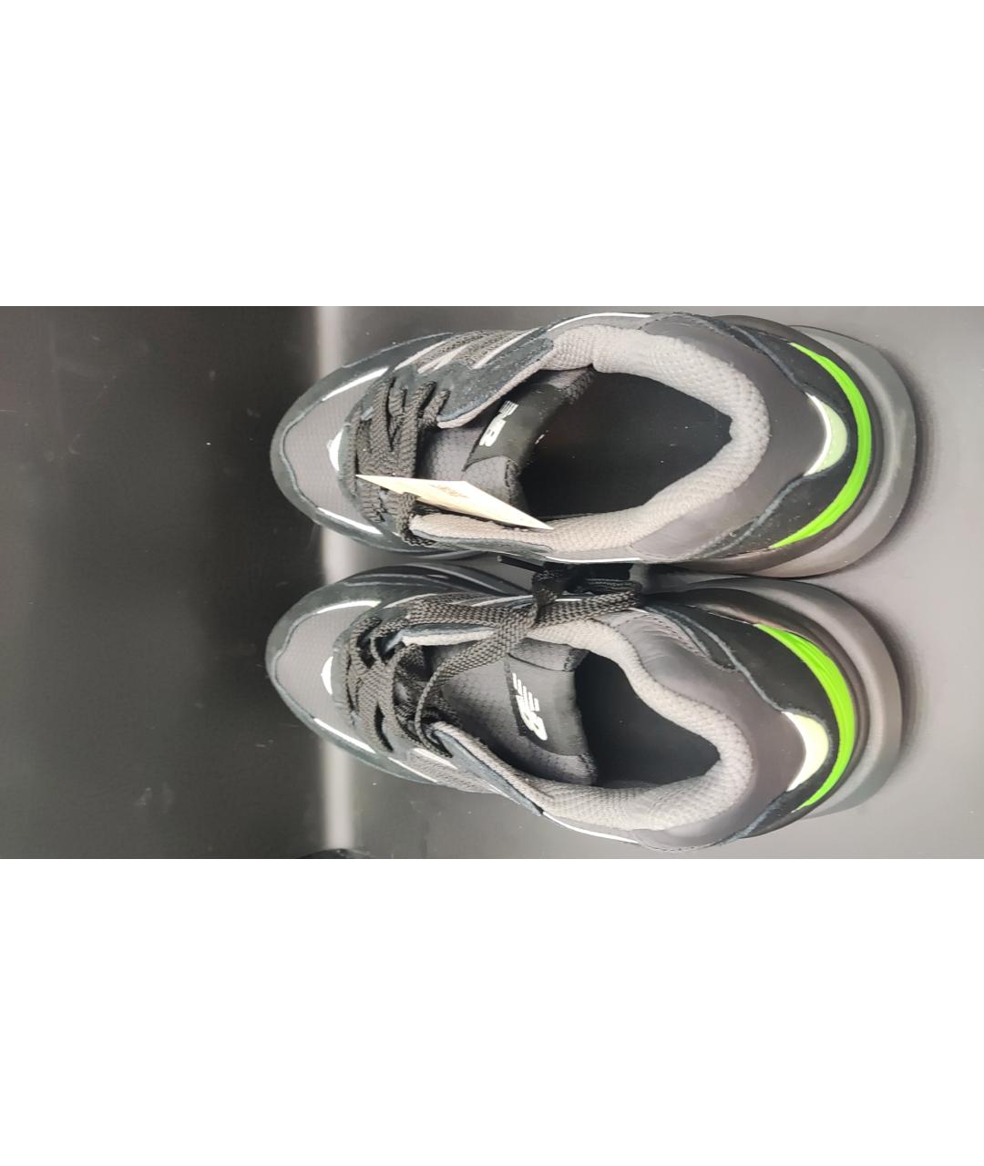 NEW BALANCE Черные замшевые низкие кроссовки / кеды, фото 3