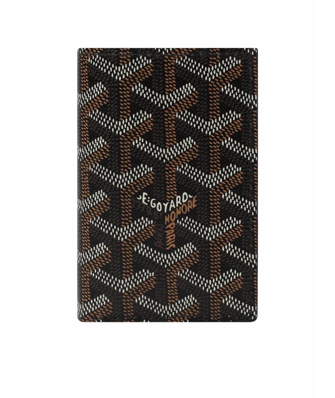 GOYARD Черный кожаный кардхолдер, фото 1