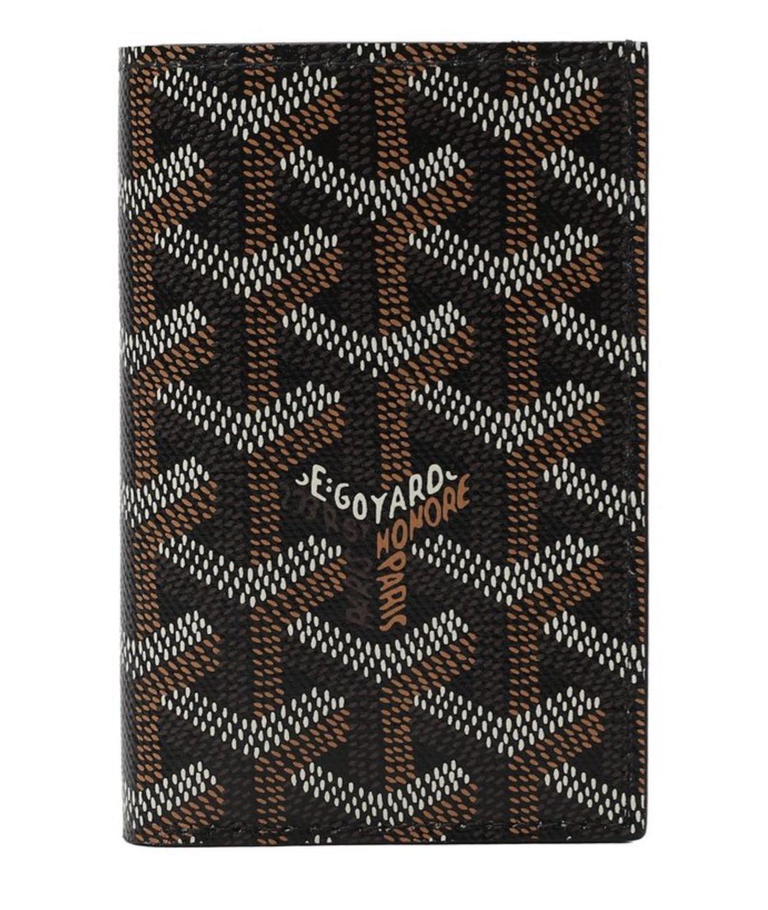 GOYARD Черный кожаный кардхолдер, фото 4