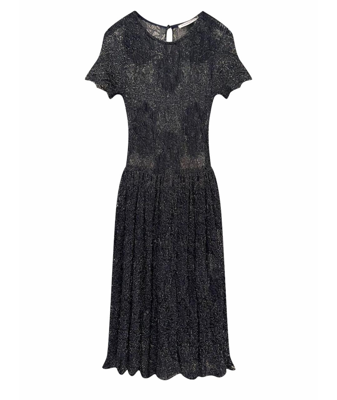 CHRISTIAN DIOR PRE-OWNED Черное вискозное коктейльное платье, фото 1