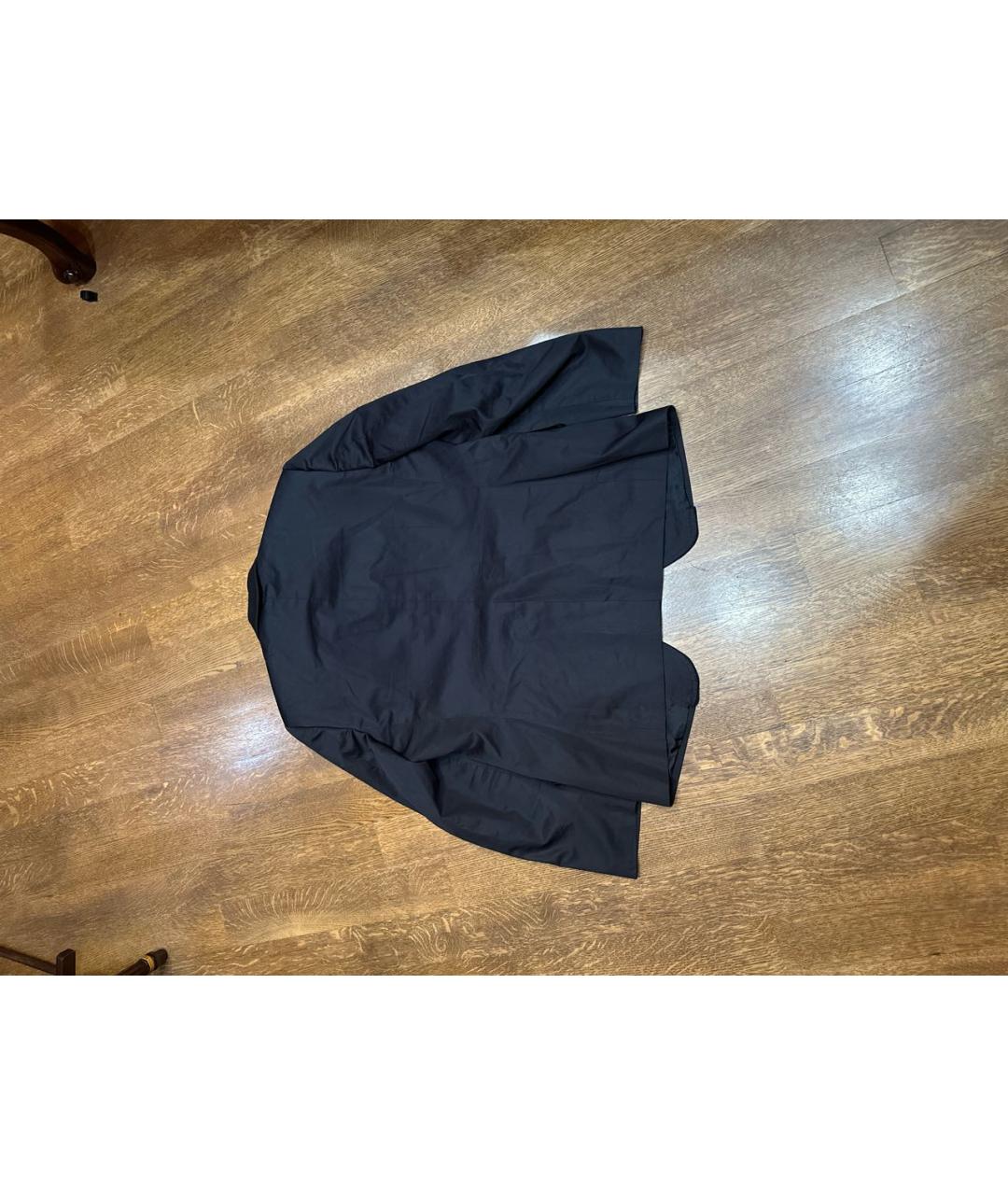 CORTIGIANI Черный хлопковый пиджак, фото 2