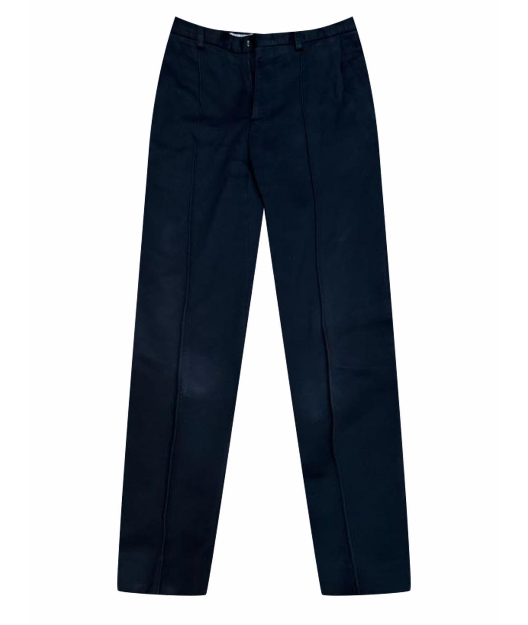 GIORGIO ARMANI Темно-синие повседневные брюки, фото 1
