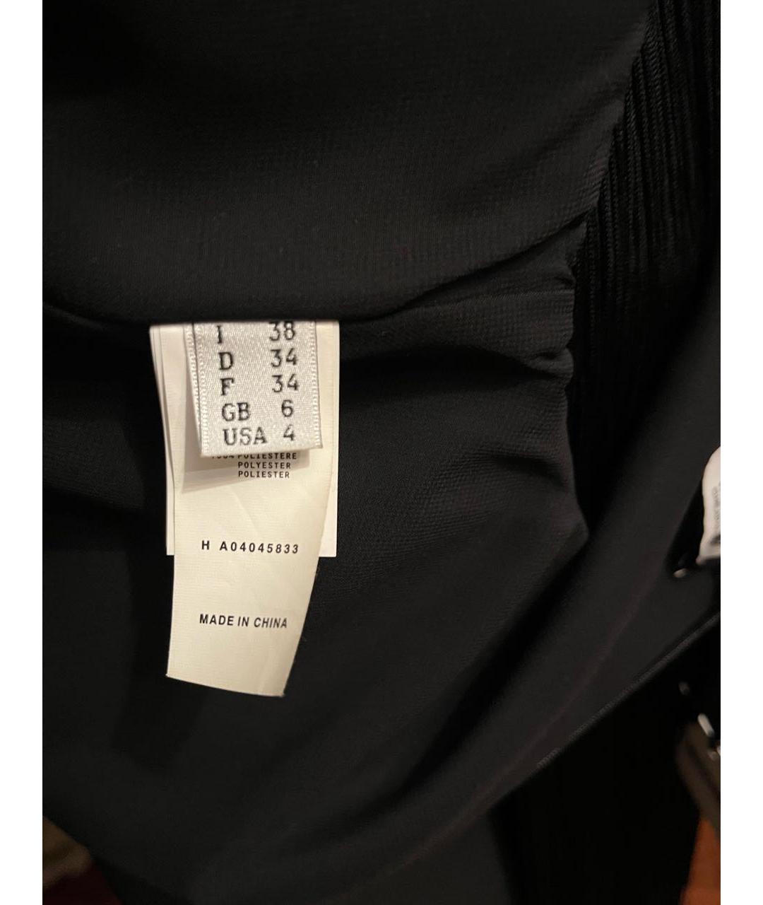 MOSCHINO Черное полиэстеровое коктейльное платье, фото 7
