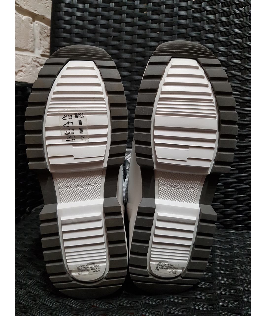MICHAEL MICHAEL KORS Черные кожаные кроссовки, фото 5