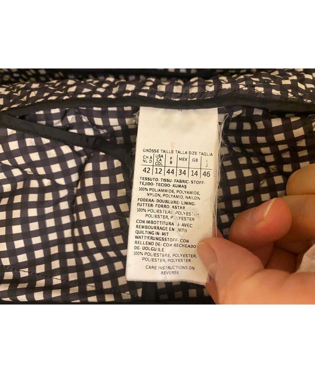 WEEKEND MAX MARA Черная полиэстеровая куртка, фото 4