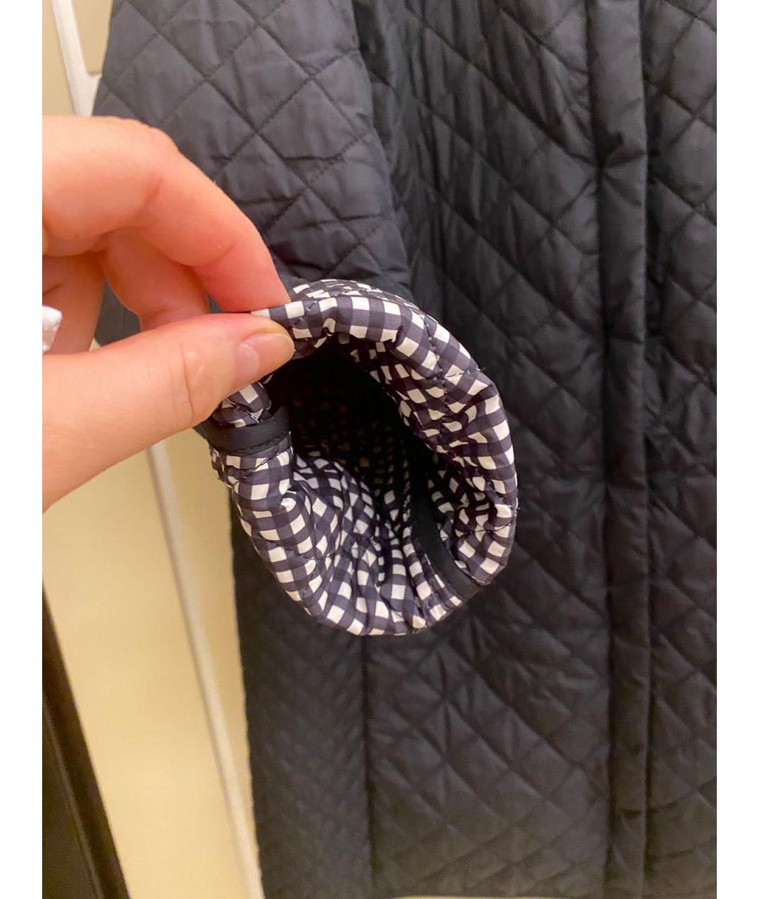 WEEKEND MAX MARA Черная полиэстеровая куртка, фото 5