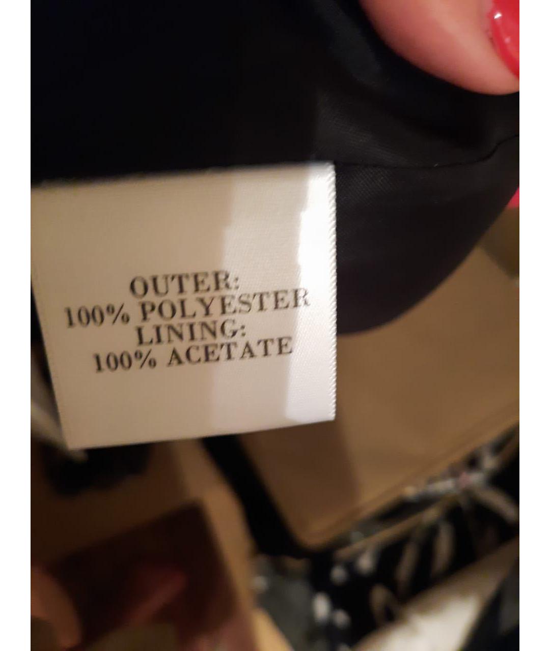 WEEKEND MAX MARA Черная полиэстеровая куртка, фото 8