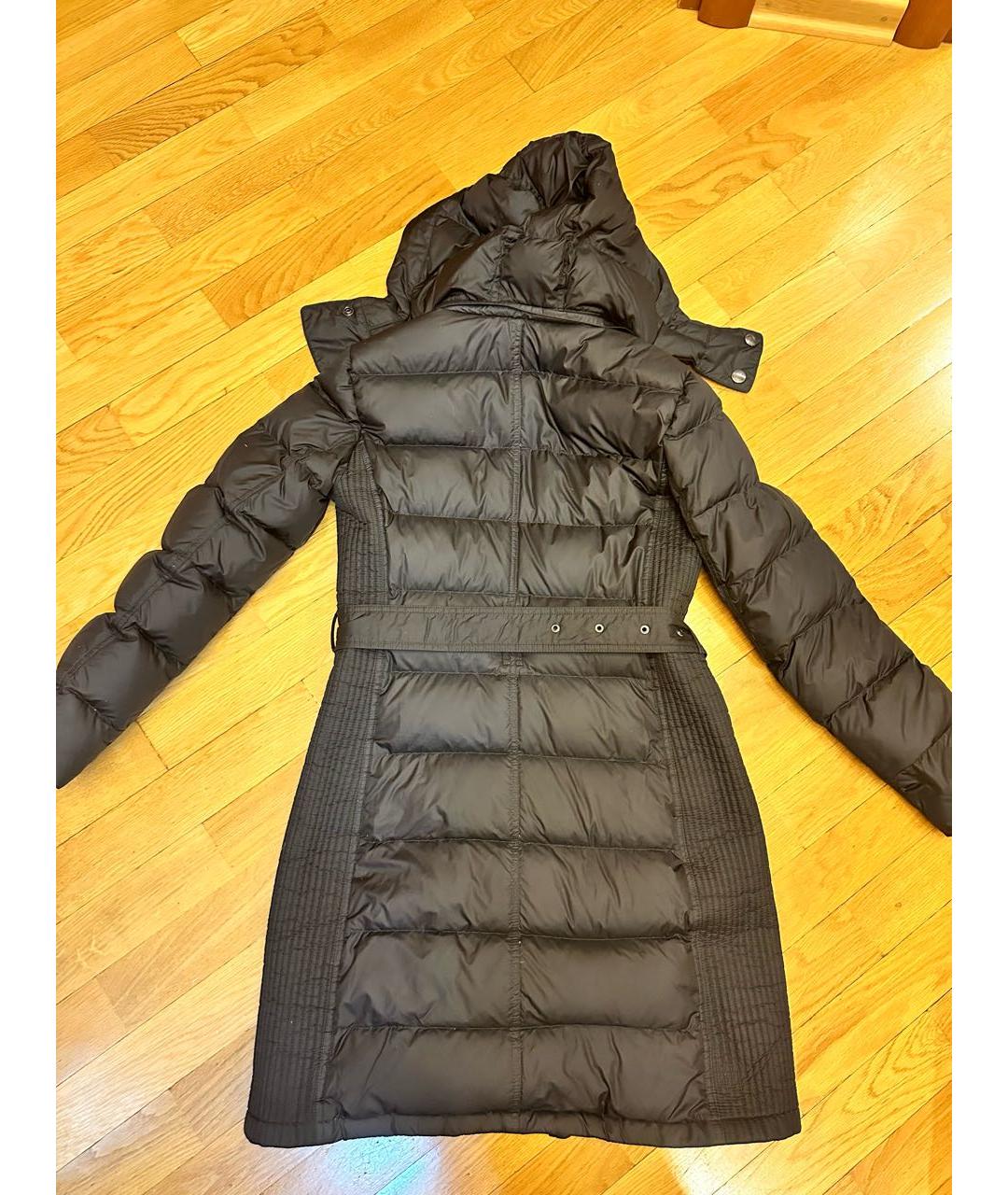 BURBERRY Черный пуховик, фото 2