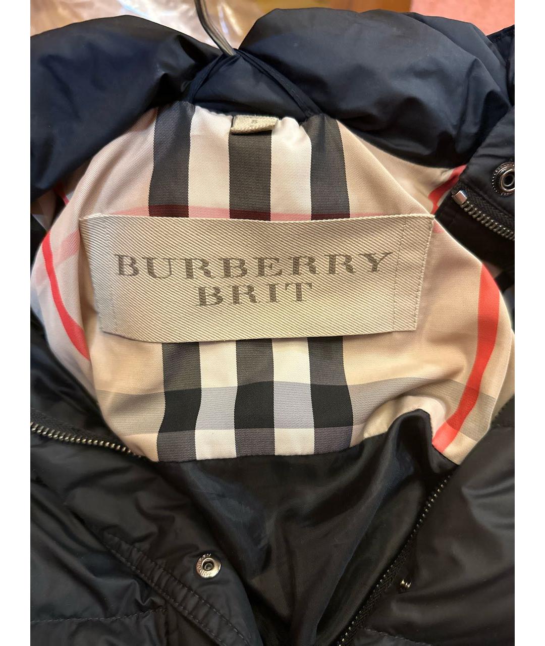 BURBERRY Черный пуховик, фото 3
