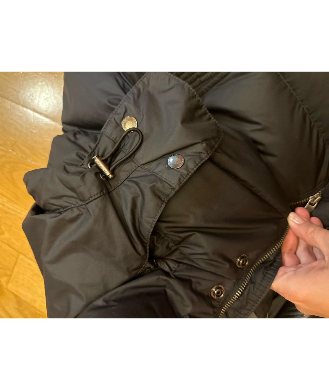 BURBERRY Черный пуховик, фото 4