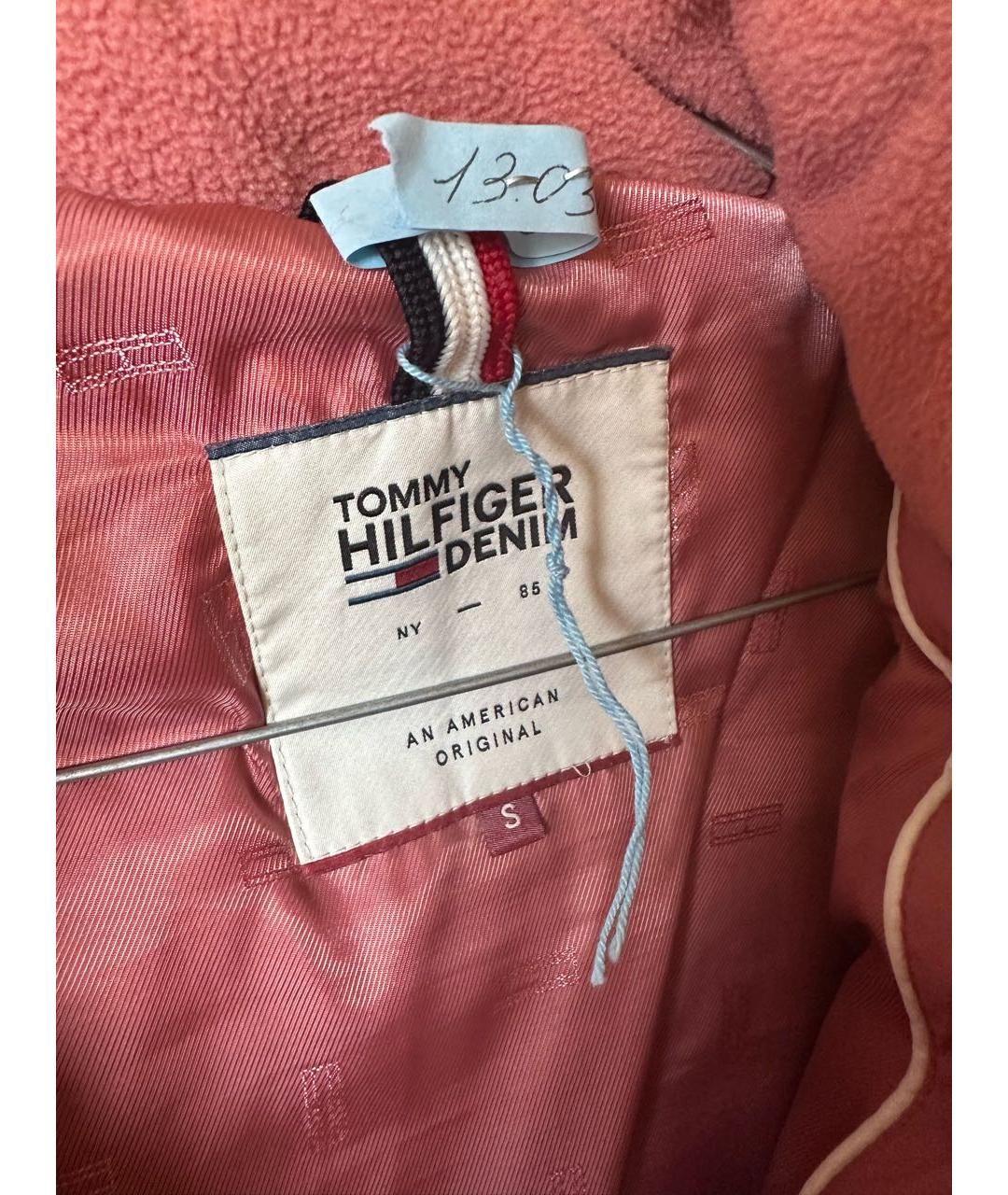 TOMMY HILFIGER Розовый пуховик, фото 3