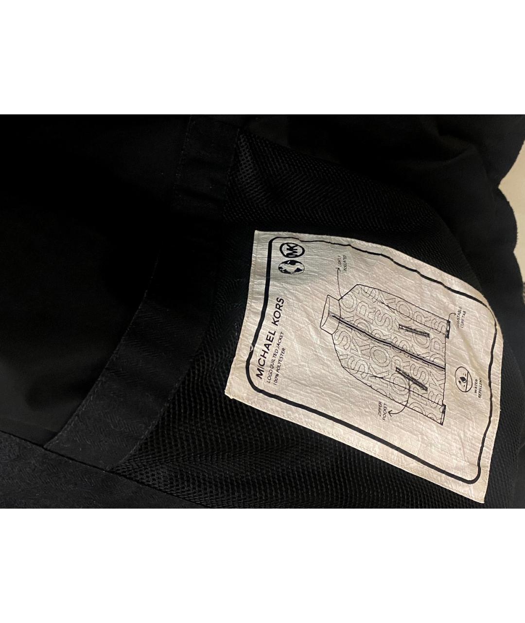 MICHAEL KORS Черная полиэстеровая куртка, фото 4