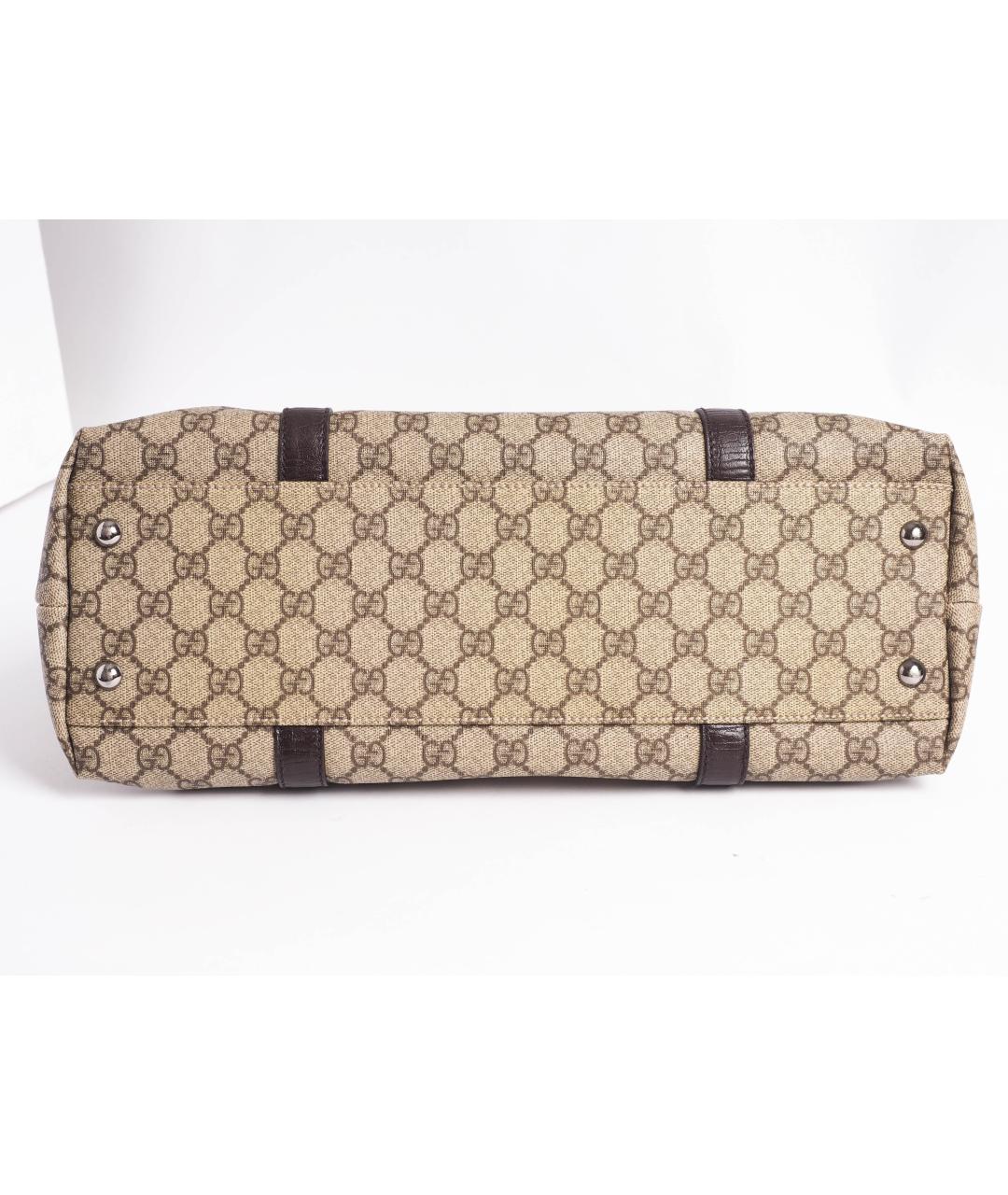 GUCCI Бежевая сумка тоут, фото 6