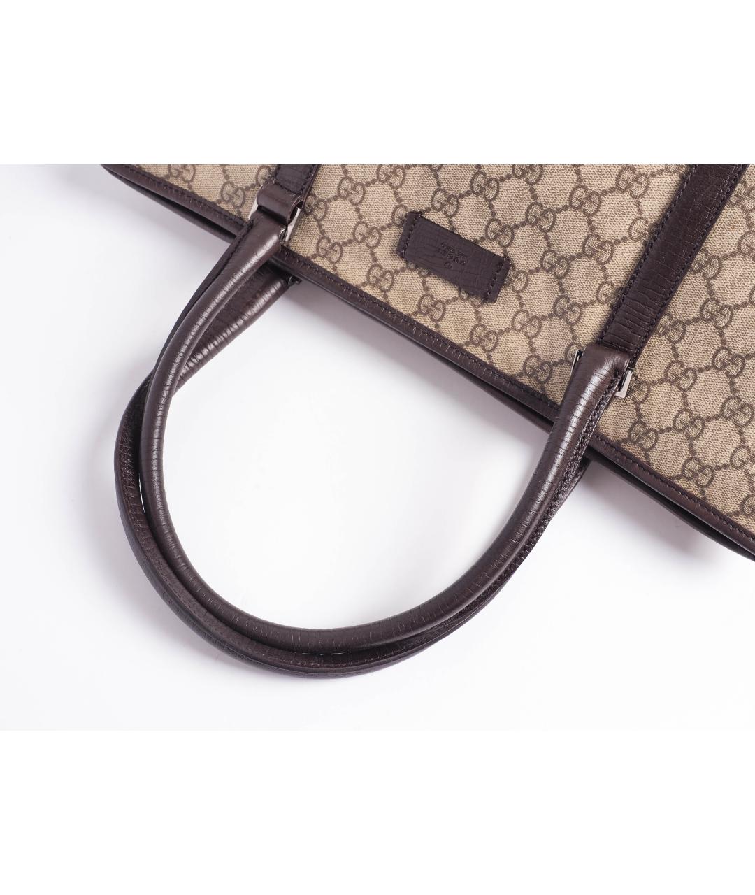 GUCCI Бежевая сумка тоут, фото 7