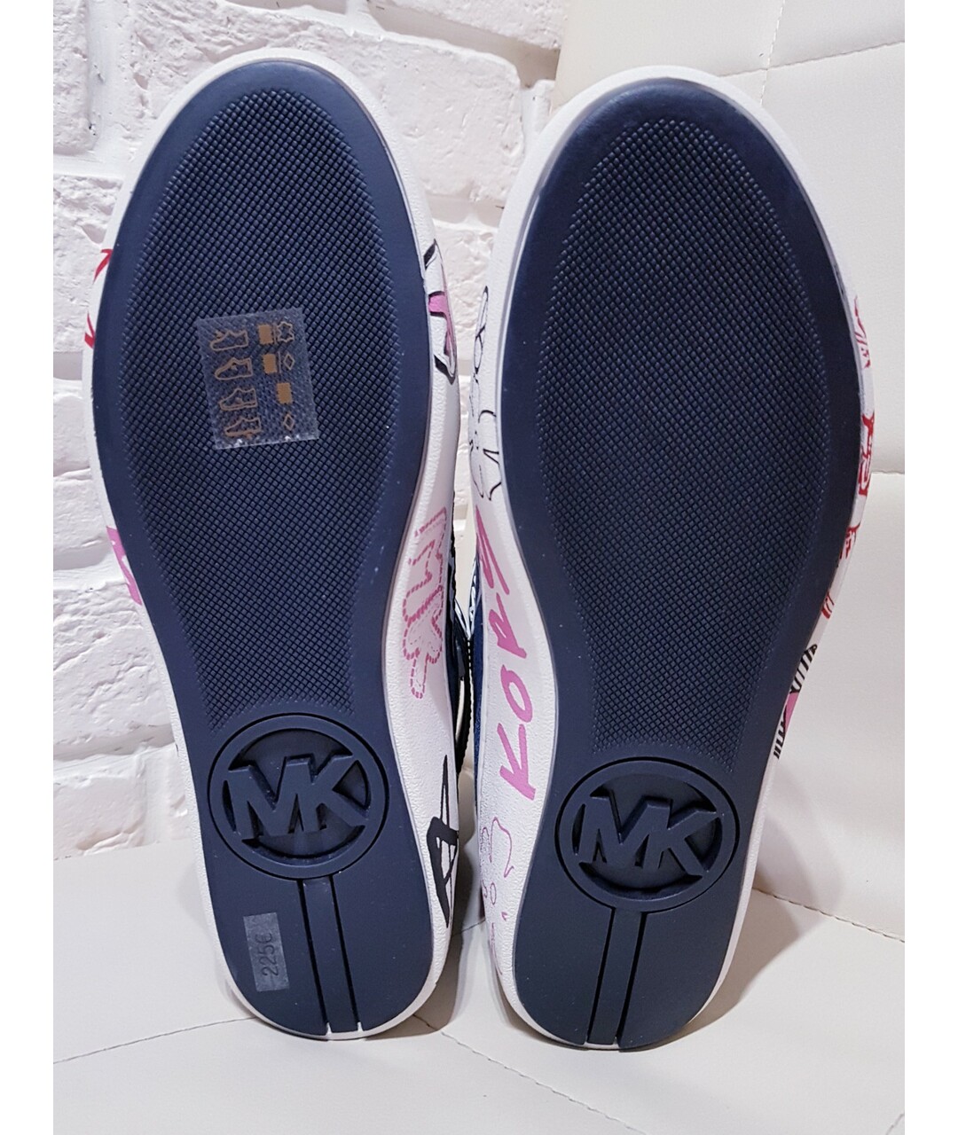 MICHAEL KORS Синие текстильные кроссовки, фото 7
