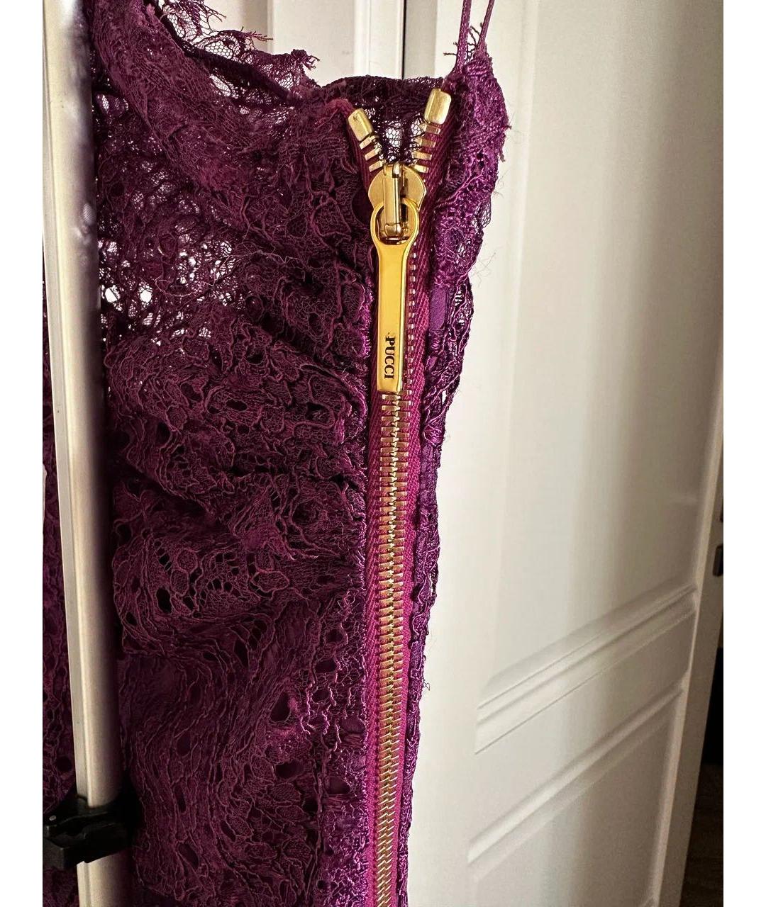 EMILIO PUCCI Фиолетовое коктейльное платье, фото 6