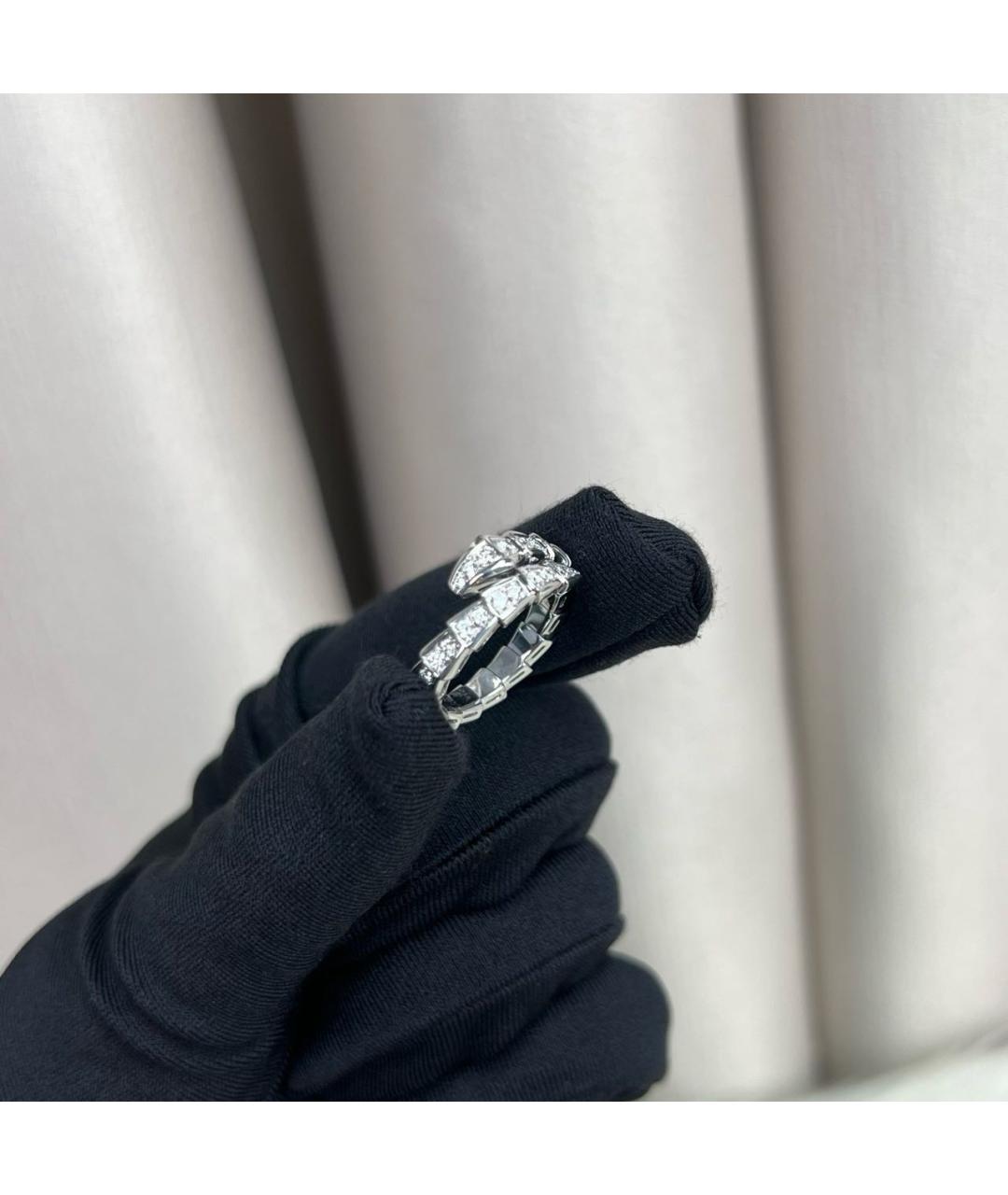 BVLGARI Белое кольцо из белого золота, фото 2