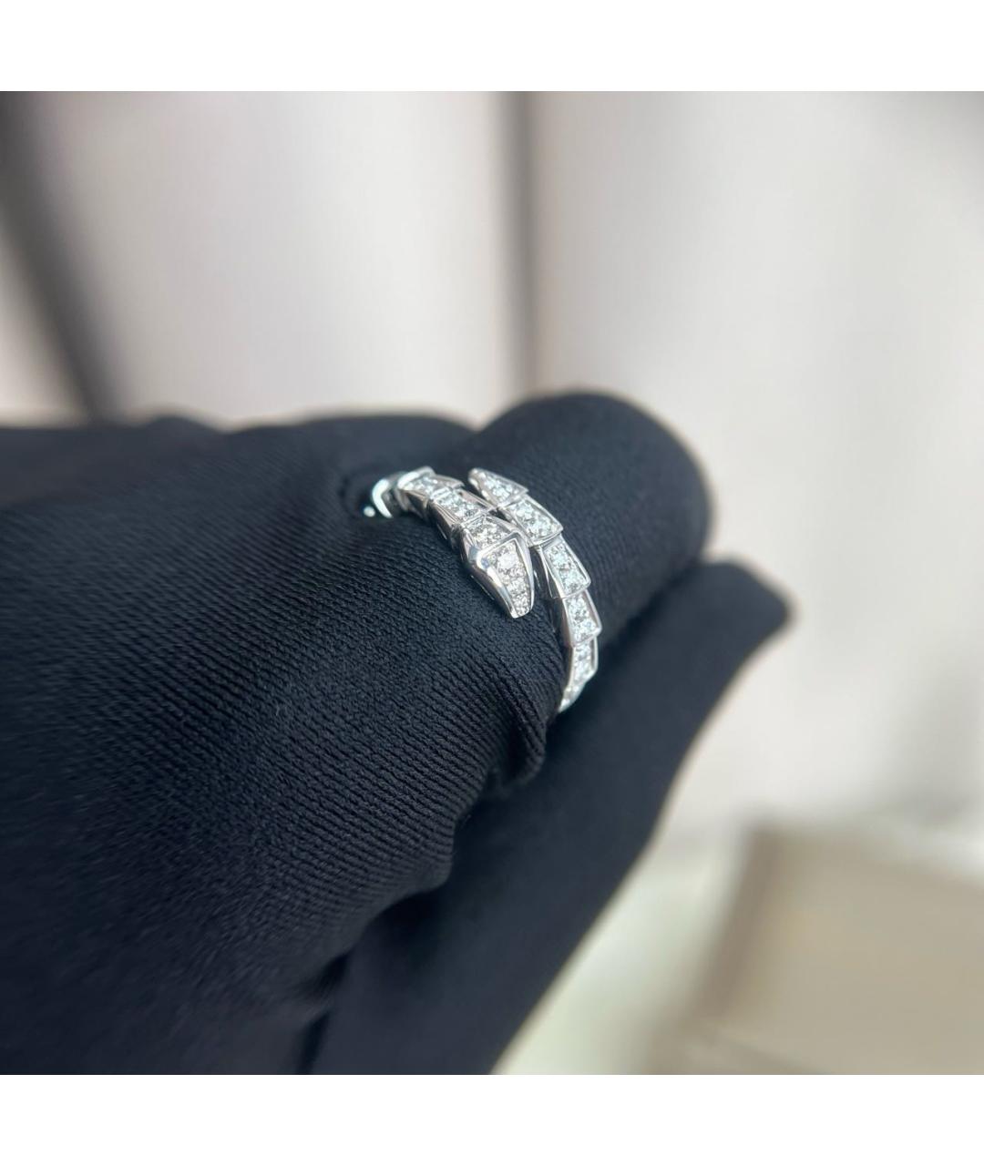 BVLGARI Белое кольцо из белого золота, фото 6