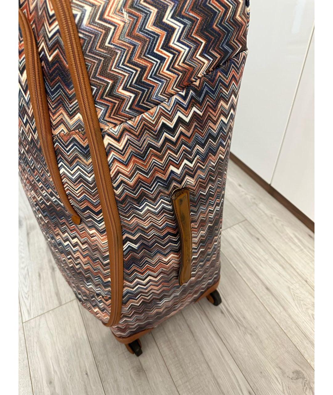 MISSONI Мульти кожаный чемодан, фото 2